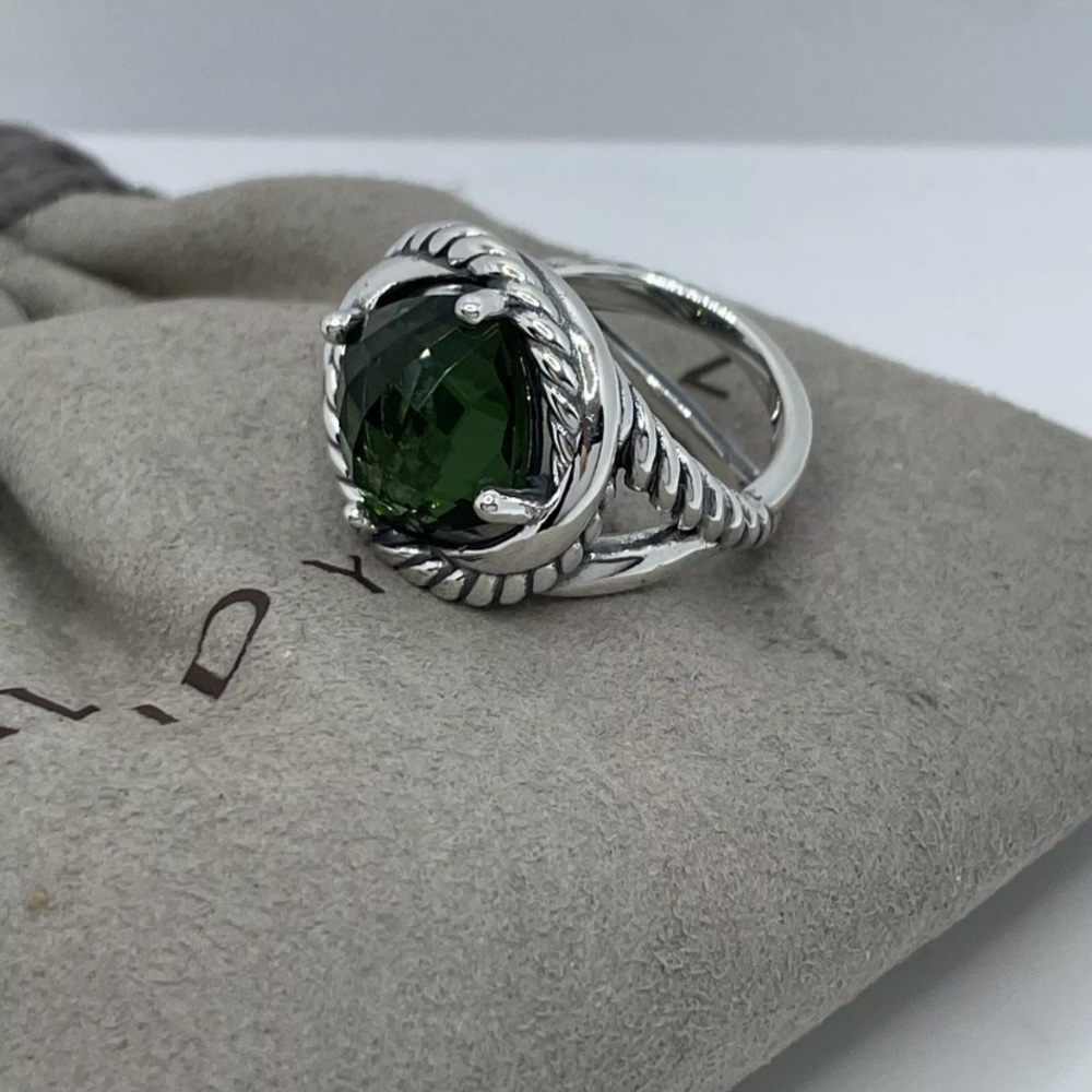 David Yurman Infinity 11mm Prasiolite Ring